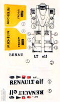 Sticker Sheet for Die-cast Convertible Robots Bootleg