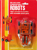 Convertible Robots Orange C-12 Spoons Bootleg on Card
