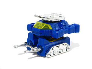 Gobots and Machine Men Tank in Blue Tank Mode