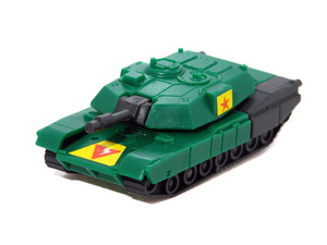 Treds in Green M1 Abrams Tank Mode