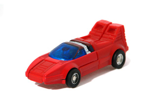 Gobots Turbo in Red Sports Car Mode