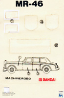 Limousine Robo MR-46 Sticker Sheet