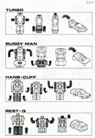 Instructions Sheet for Machine Men Red and White Buggyman