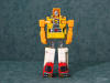 Yellow White and Red Gobots Crain Brain Bootleg in Robot Mode
