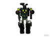 Convertible Robots Black Geeper Creeper Gobots Bootleg with Antenna in Robot Mode