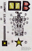 Stickers Sheet for Robot Car Geeper Creeper Bootleg