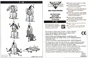Instructions for Robo Machines Leader-1 F-15