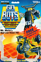 Mr Moto Gobots 3-D Sticker Card / Cardback