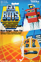 Road Ranger Gobots Canadian Instructions Card / Cardback