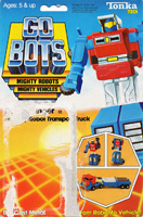 Cardback / Backing Card for Gobots Road Ranger