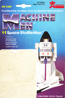Cardback for Space Shuttle Man Machine Men