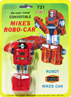 Mike's Robo-Car 2-IN-1 Bootleg on Card