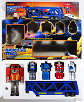Machine Men White Turbo in Staks Transport Collector Pack
