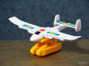Polyfect Toys Water Walk Gobots Onfall Mobile Bootleg in Yellow and White Sea Plane Mode