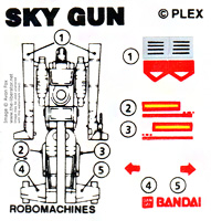 Sky-Gun Sticker Sheet