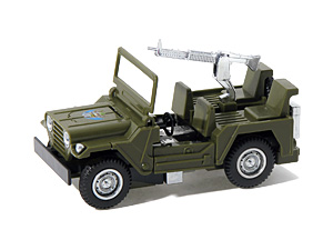 Convertible Jeep Kinsman 7401 Green in Military Jeep Mode