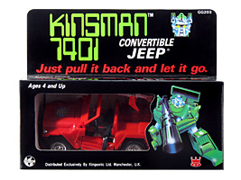Convertible Jeep Kinsman 7401 Red in Box