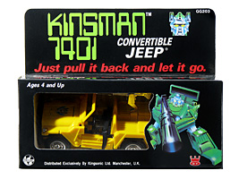 Convertible Jeep Kinsman 7401 Yellow in Box