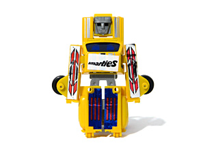 Pick Up Smarties Sticker Transfo-Robot in Robot Mode