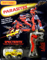 Specterite Parasites Matchbox on Card