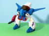 Space Warrior Robo Changers Blue and White in Battle Satellite Mode