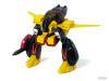 Space Warrior Robo Changers Yellow and Black in Battle Satellite Mode