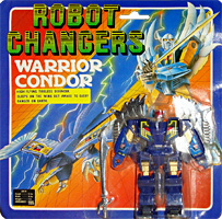 Warrior Condor Robot Changers on Card