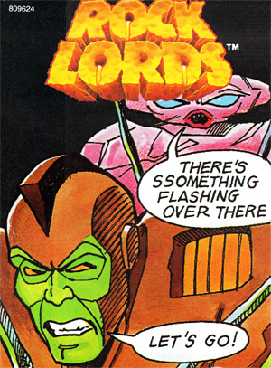 Rock Lords Second Pack-in Figure Mini Comic