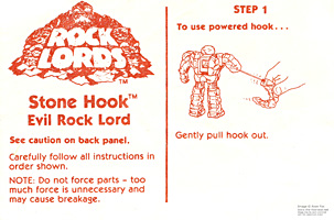Instructions Sheet for Rock Lords Stone Hook