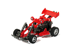 Buggy Wolf Wheelman MRBH-3 Machine Robo in Red Buggy Mode