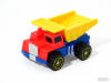 Zybots Big Boy with Yellow Rims in Dump Truck Mode