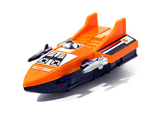Blackbird in Orange and Blue Speedboat / Space Probe Mode