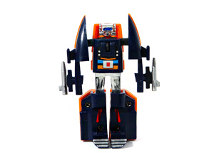 Zybots Blackbird Orange and Dark Blue Version in Robot Mode