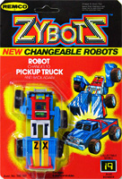 Zybots Blue Bomber on Card