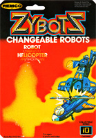 Red Cardback / Backing Card for Zybots Chopper