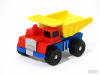 Bibots Dump Truck in Red and Blue Truck Mode