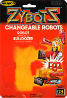 Red Photo Cardback / Backing Card for China Zybots Earthbreaker