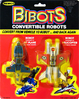 Bibots Helicopter on Two Pack Card