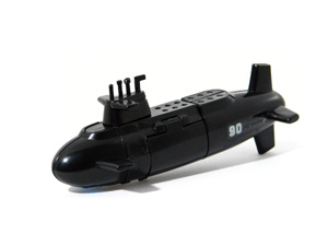 Zybots Poseidon in Black Submarine Mode