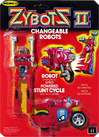 Zybots Rev 2 in Robot Mode on Card