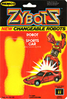 Cardback / Backing Card for Zybots Roadmaster