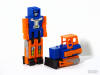 Zybots Rockbuster Earthbreaker with Blue Body and Orange Arms Shown in Both Modes