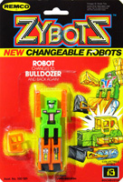 Rockbuster with Green Body and Orange Arms on Card
