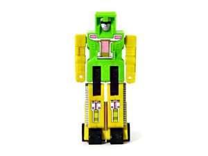 Rockbuster with Green Body and Yellow Arms in Robot Mode