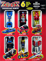 Zybots Changeable Robots 6 Piece Deluxe Gift Set Trac