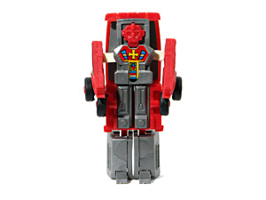 Zybots red bootleg Autobots 4WD by Rabbit from Argentina in Robot Mode