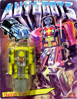 Zybots yellow bootleg Autobots Space Commander by Rabbit from Argentina on Card
