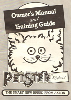 Axlon Petster Deluxe Owner's Manual Training Guide Axlon Petster Deluxe Owner's Manual Training Guide