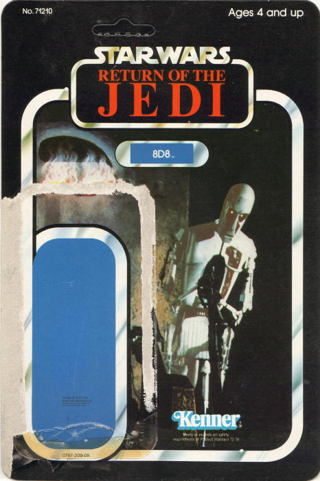 8D8 ROTJ77a 77 Back Backing Card / Cardback