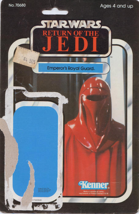 Emperor's Royal Guard rotj65b 65 Back Card Back / Backing Card Nien Nunb Offer